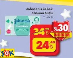 JOHNSON'S BEBEK SABUNU SÜTLÜ 90 G JOHNSON'S BEBEK SABUNU SÜTLÜ 90 G